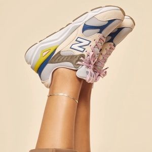 Reformation new balance x90 white and blue